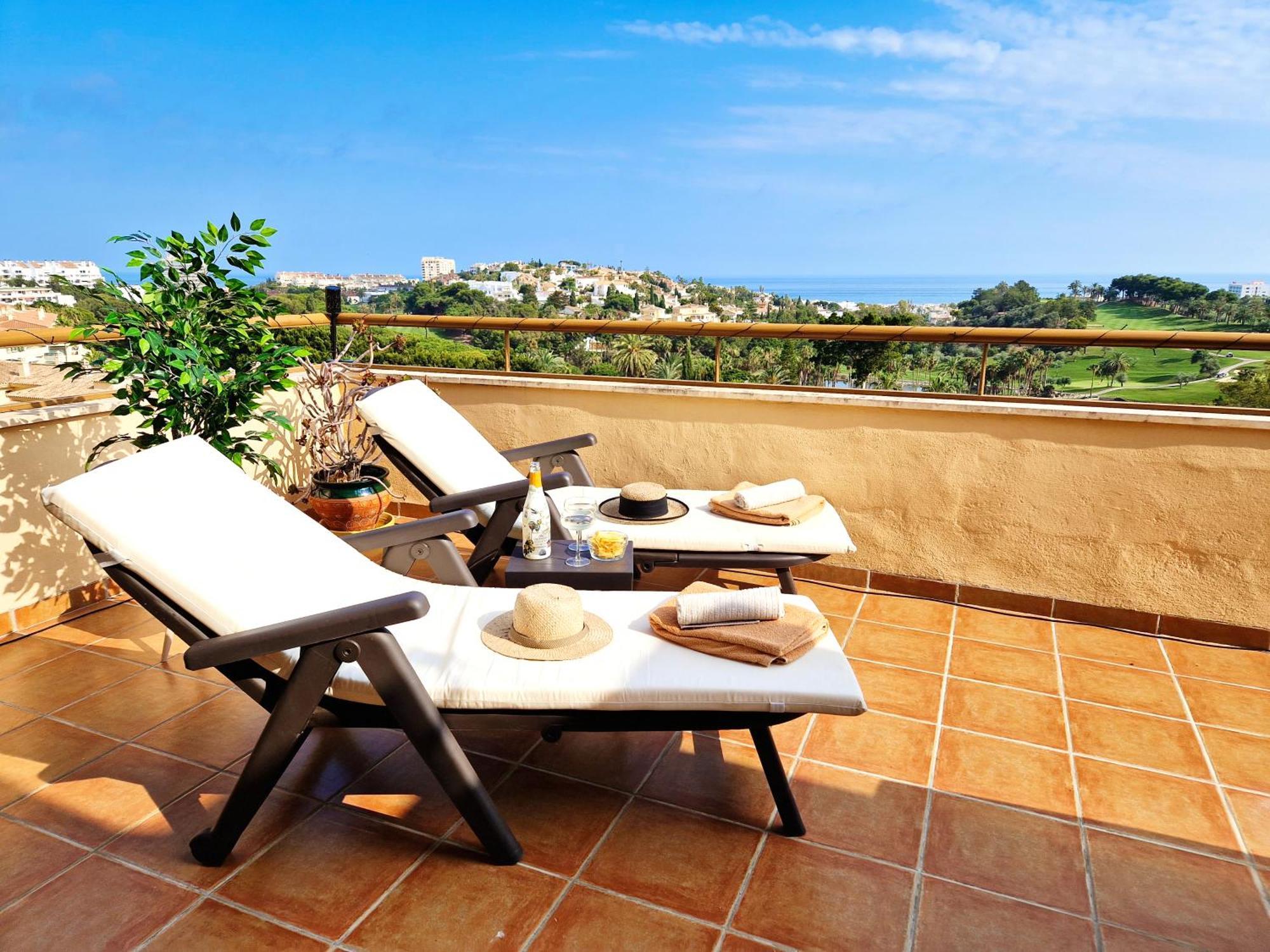 Penthouse Benalvistas Torregolf Seaview Leilighet Benalmádena Eksteriør bilde